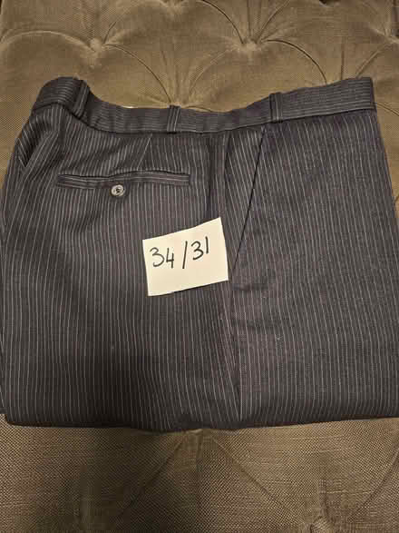 Photo of free Dark grey trousers 34/31 (Lower Morden SM3) #1