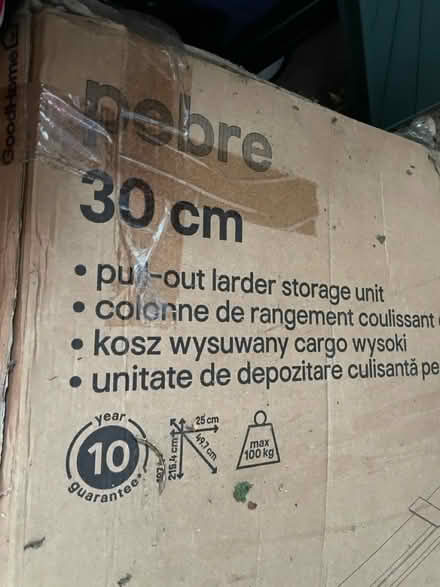 Photo of free Tall kitchen larder shelf fittings (Shirley B90) #1