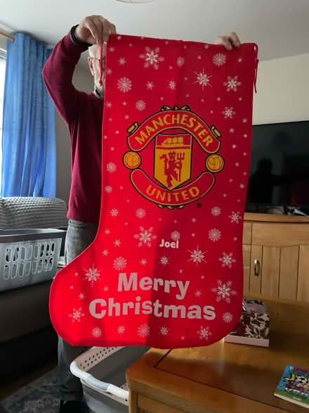 Photo of free Manchester United Christmas stocking (Severn Beach BS35) #1