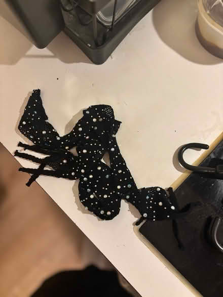 Photo of free Bejeweled black net gloves (Lewisham SE13) #1