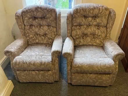 Photo of free Two armchairs (Off Narborough Rd LE3) #1