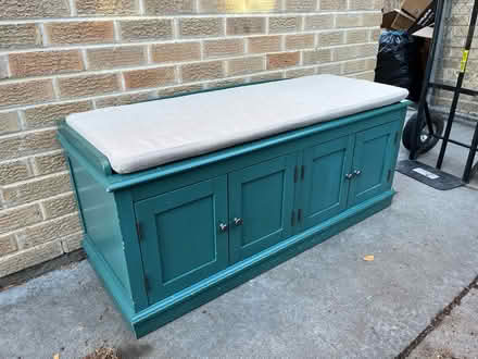 Photo of free Handsome Bench & Shoe Storage (Montclair/Mayfair (E Denver)) #2