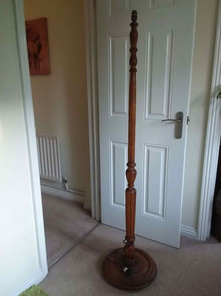 Photo of free Wooden Floor Lamp (Barton-on-Sea BH25) #1