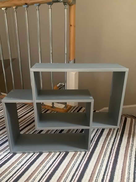 Photo of free Grey Asymmetrical Cube Shelf (Barrow-in-Furness LA13) #1