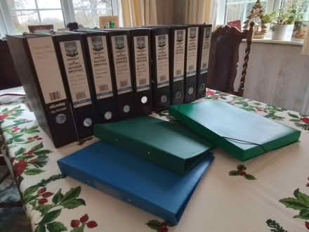 Photo of free A4 Lever Arch Files (Whitemans Green RH17) #1