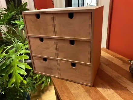 Photo of free Small wooden box of drawers (Mt. Pleasant DC) #1