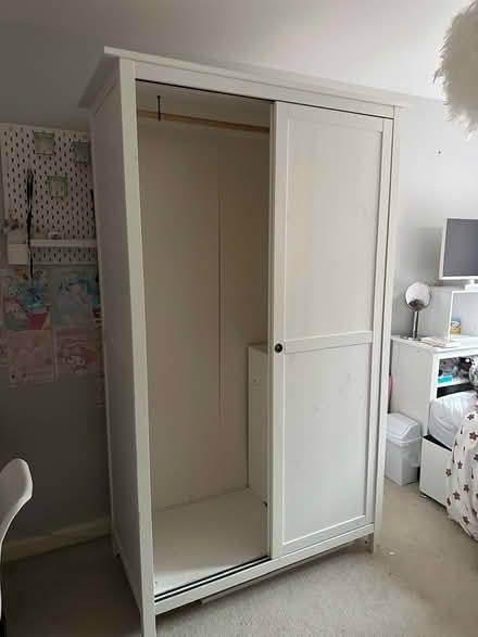 Photo of free White Hemnes Wardrobe (North Hinksey OX2) #2