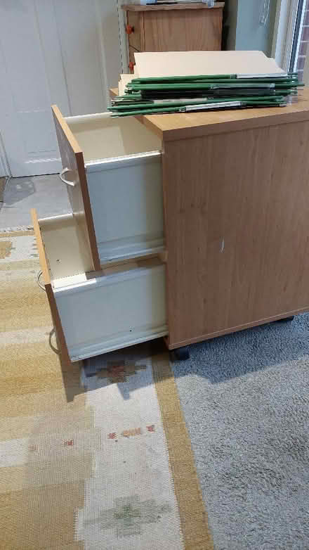 Photo of free 2 drawer filling cabinet on wheels (Swinford OX29) #4