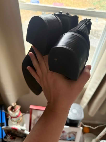Photo of free Used Black Booties (Bowie, MD) #3