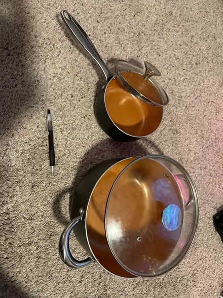 Photo of free Quart sauce pan and pot with lids (Laurel, MD) #1