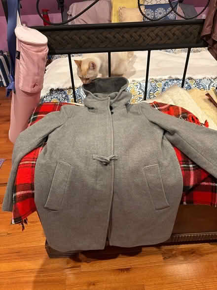 Photo of free Grey Wool woman's coat (Weymouth Landing) #3