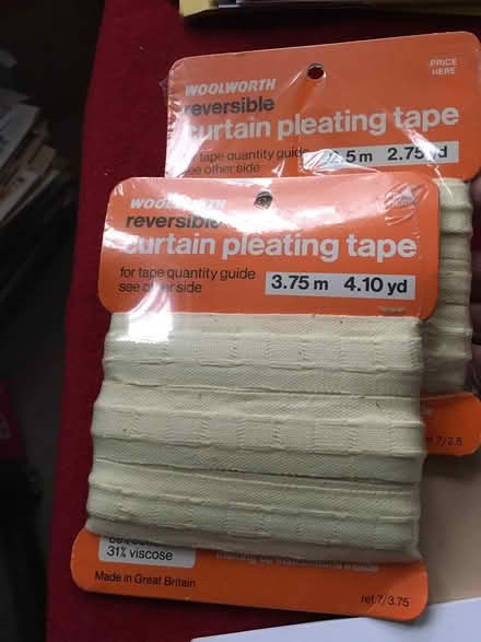 Photo of free Curtain tape and hooks (Tottenham, off Philip Lane N17) #3
