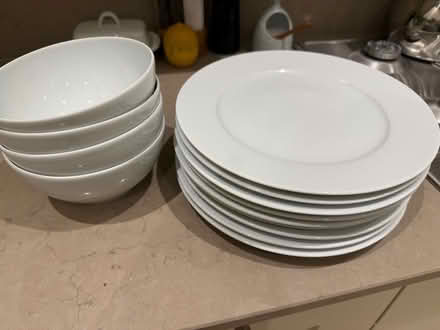 Photo of free White dinner plates (Camberley GU15) #1