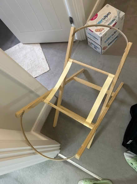 Photo of free Baby Moses basket stand (Kingsmere, Bicester, OX26) #1
