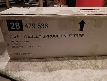 Photo of free Christmas Tree (Millbury, MA) #3