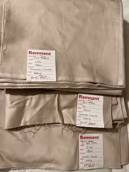 Photo of free Six pieces curtain lining never used - ivory and ecru (Tivoli GL50) #3