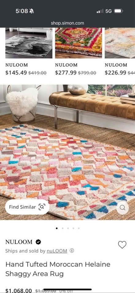 Photo of free Wool rug 5x8 (Washington DC) #1