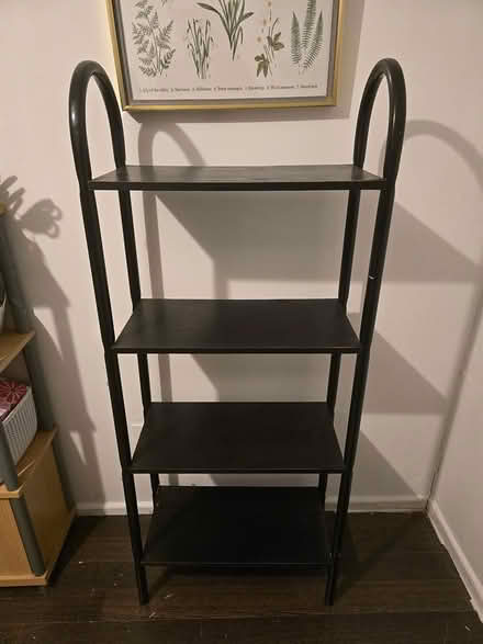 Photo of free Vintage 90s Black Ash Shelving Unit (Christchurch BH23) #1
