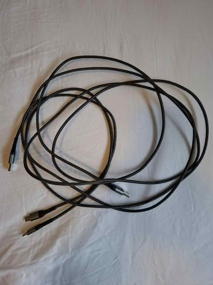 Photo of free 2 x 1.5m USB-A to USB-C cables (Windlesham (GU20)) #1