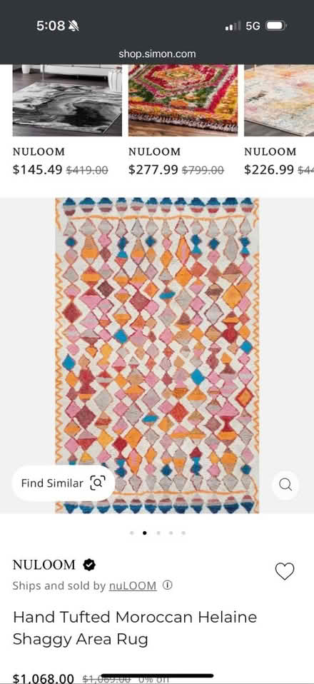 Photo of free Wool rug 5x8 (Washington DC) #3