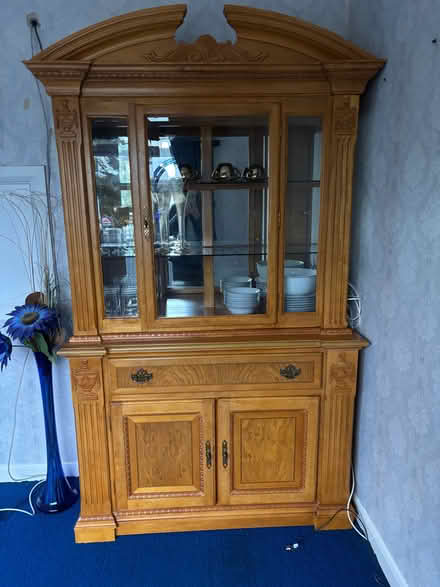 Photo of free Large display cabinet - Grecian style (Talbot Woods BH4) #1