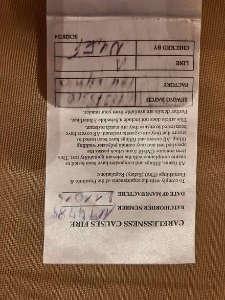 Photo of free Large snug chair (Velmead GU52) #3