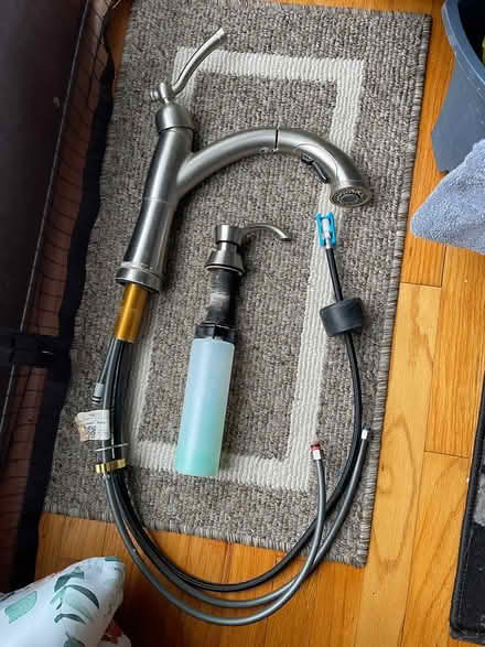 Photo of free Kitchen faucet and soap dispenser (Livingston) #1