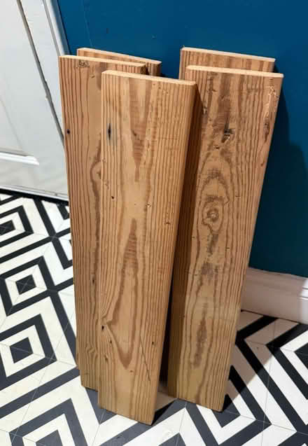 Photo of free Natural wood shelves (Preston Park) #2