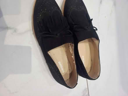 Photo of free Black shoes size 38 (Beckton E6) #1