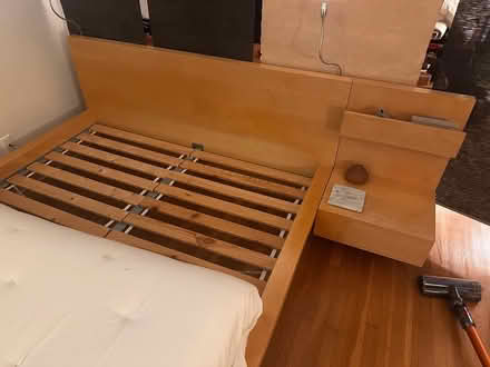 Photo of free Queen Bed Frame & Mattress (Marin) #3