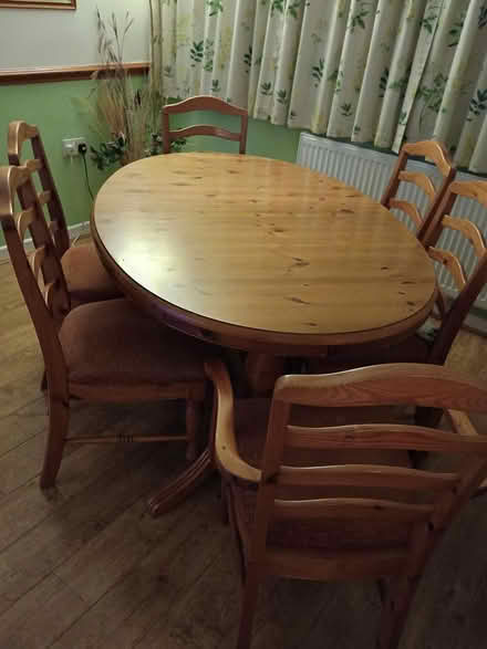 Photo of free Pine dining table and 6 chairs (South Darenth DA4) #3