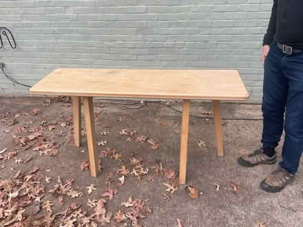 Photo of free folding desk -wooden (Chevy Chase DC) #1