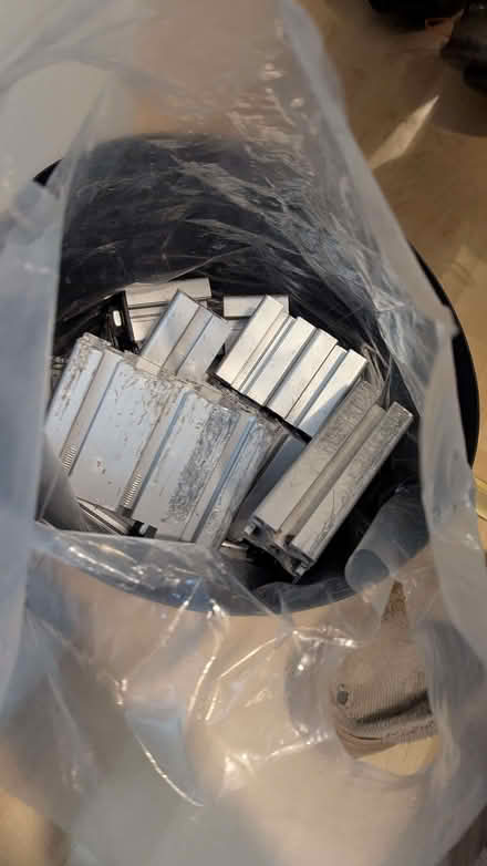 Photo of free Tub of aluminium bar off cuts (Malvern Link WR14) #1