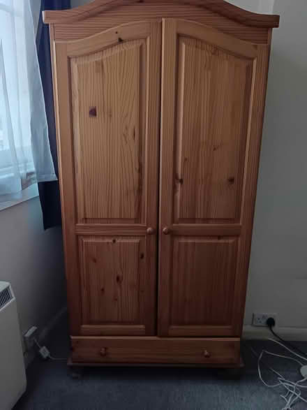 Photo of free Tall wooden wardrobe (W86PX) #1