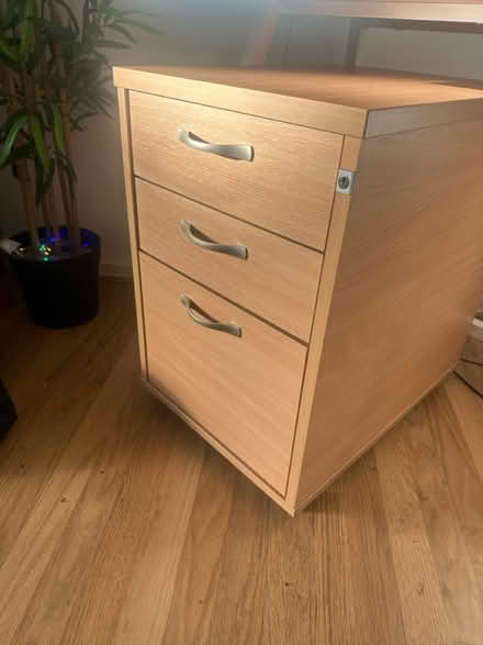 Photo of free Office desk and drawers (Roundhay Ls81sh) #1