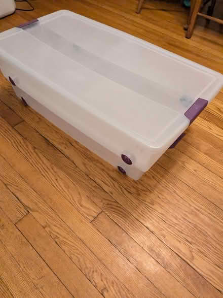 Photo of free Under bed storage containers (Powder house square) #1