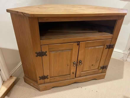 Photo of free Corner TV unit - wooden (Wingfield) #1