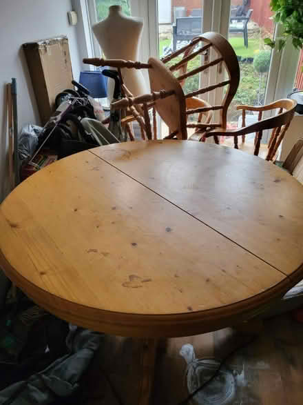 Photo of free Extendable Dinning Table and chairs (Rubery B45) #1