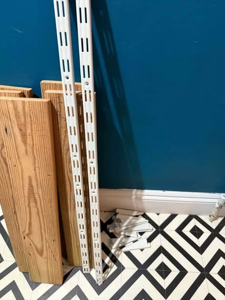 Photo of free Natural wood shelves (Preston Park) #1