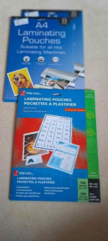 Photo of free Laminator with pouches (Stanstead Abbotts SG12) #3
