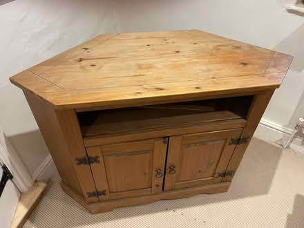 Photo of free Corner TV unit - wooden (Wingfield) #2