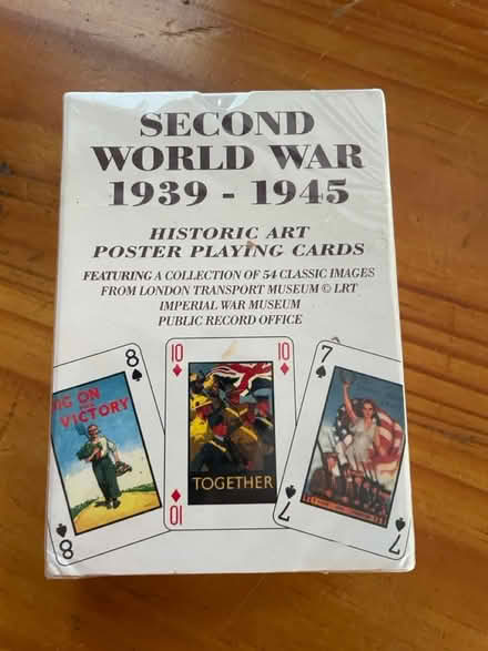 Photo of free unopened playing cards (Chevy Chase DC) #1