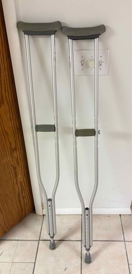 Photo of free 2 pair of crutches (Canton) #1