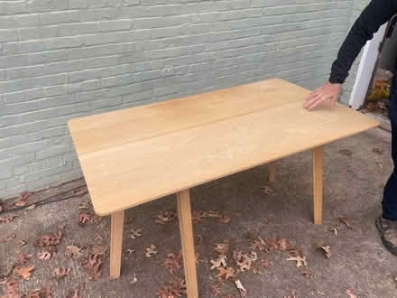 Photo of free folding desk -wooden (Chevy Chase DC) #2