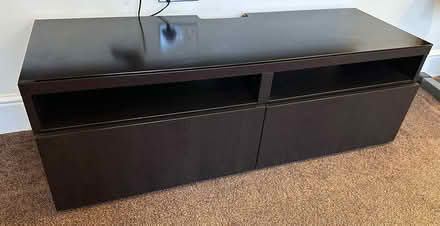 Photo of free Black IKEA TV stand (Marple Bridge SK6) #3