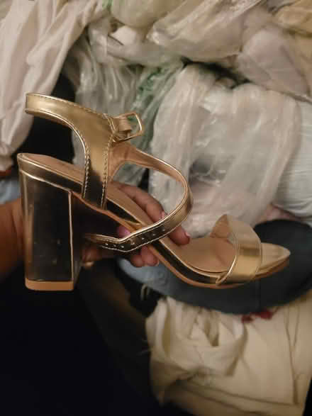 Photo of free Gold block heels (Enfield EN3) #2