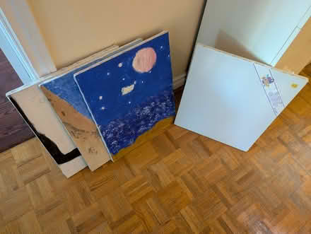 Photo of free Canvases with Paint on them (Port Union) #2