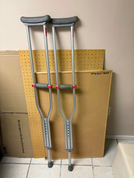 Photo of free 2 pair of crutches (Canton) #2