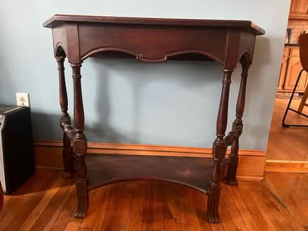 Photo of free Wood side table (Somerville, Spring Hill) #1