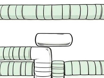 Photo of free 3 metre, 20mm plastic piping (white) (Quinton B32) #1